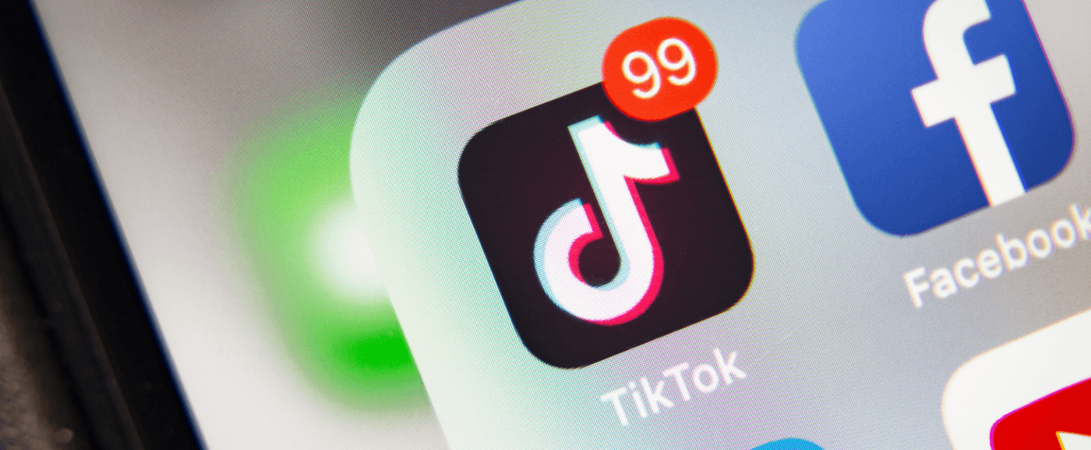 tiktok banner nettside test